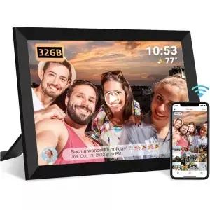 프레임오 10.1인치 와이파이 디지털 액자 1280 800 IPS HD 클라우드 스마트 사진 내장 32GB 저장용량
