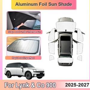 Lynk & Co 900 2025 자동차용 액세서리 전체 커버 윈도우 차양막 접이식 차양 커튼 커튼 UV 차단
