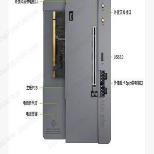 EX Pro 도킹 스테이션 (내장 600W PSU PCIe 5.0 x8 eGPU 엔클로저 미니 소형 PC용 듀얼 8핀 지원)