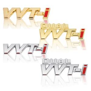 도요타 듀얼 VVT-i VVTI 캠리 COROLLA YARiS Rav4 Ralink REIZ CROWN PRIUS Auris Avensis용 자동차 스티커