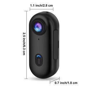 카메라 렌즈 보관함 제습함4K 울트라 HD 액션 카메라, 스프링 클립이 있는 휴대용 바디 카메라, 핸즈프리 P