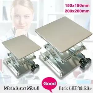 스테인레스 스틸 팅 플랫폼 실험실 스탠드 가위 랙 트 테이블 크기 150x150mm