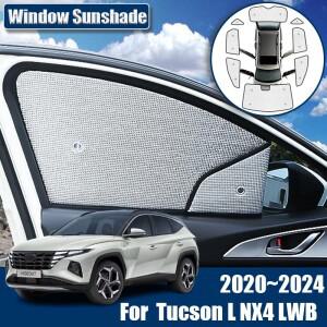 호환 Tucson NX4 2020 액세서리 자동차 창 차양 안티 UV 바이저 커버 선 스크린 인테리어 부품
