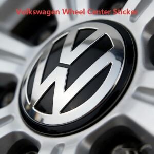 4개 신형 56/60/65mm 폭스바겐 자동차 휠 센터 허브 캡 배지 스티커 (VW R CC TSI b6 b5 폴로 제타 MK7 GTI