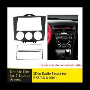 마쓰다 RX-8 2003-2008 용 자동차 스테레오 라디오 페시아 대시보드 비디오 DVD 플레이어 패널 프레임 장착