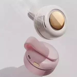 미니 허리 클립 팬 USB 충전식 Bladeless 전기 휴대용 개인 여름 냉각 야외용 3단 조절 가능