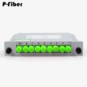광섬유 분배기 FC/APC 5개 1x8 FC UPC1x8 플매트 카펫 러그인 FTTH 원형 커넥터 커플러 LXG