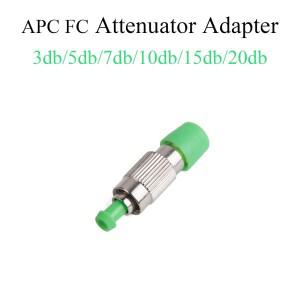 1/2/5PCS APC FC 광섬유 감쇠기 단일 모드 어댑터 남성-FC 여성 커넥터 3dB/5dB/7dB/10dB/15dB/20dB