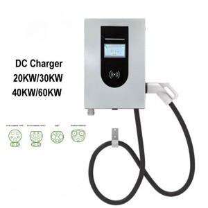 AC-DC 전기차 충전기 DC 20KW GBT 상업용 고속 OCPP