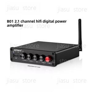 AIYIMA 오디오 B01 블루투스 TPA3116D2 서브우퍼 앰프 100W 하이파이 스테레오 디지털 2.1 클래스 D 베이스