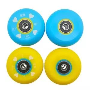 인라인 스케이트 휠 롤러 62mm 83A 4개/세트