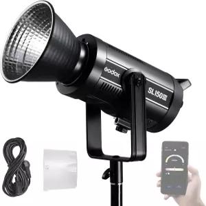Godox SL150III LED 비디오 라이트 5600K±200K CRI96 TLCI97 보웬스 마운트 데이라이트 밸런스 반연속
