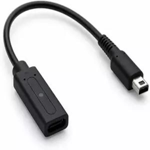 닌텐도 DS 라이트 DSi XL 새로운 XL/LL USB C 전원 변환기와 호환되는 Vireliquon 타입-C 충전 어댑터