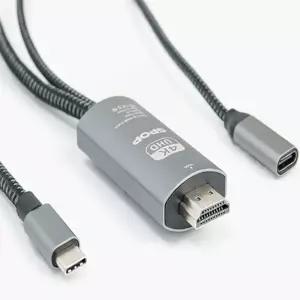 다온샵 홈시어터 HDMI 연결용 고속 미러링 케이블 1.5M 티비연결 휴대폰모니터연결 TV컨버터