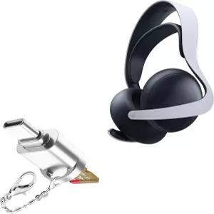 PlayStation 펄스 엘리트와 호환되는 BoxWave 어댑터 - 마이크로 SD 카드 미니 리더 USB Type-C OTG 키체인