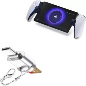 PlayStation 포털과 호환되는 BoxWave 어댑터 - 마이크로 SD 카드 미니 리더 USB Type-C OTG 키체인 메탈릭