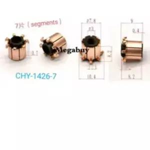 구리 바 발전기 전기 모터 정류자 전기자 1426 3x7.8x9mm 7p