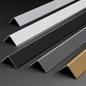 20x20mm 알루미늄 코너 트림 90cm 6개 금속 앵글 엣지 프로텍터 벽 타일 장식 스트립 5가지 색상