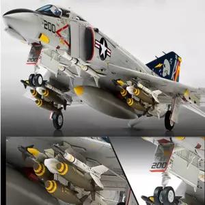 라온샵 모형 조립 키트 전투기 F-4B 그레이 고스트 어른장난감 비행기만들기
