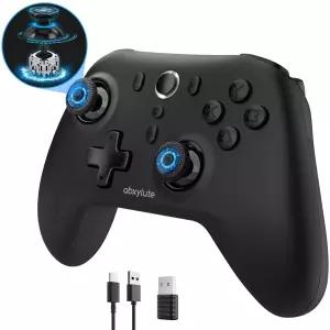 C6 무선 PC 컨트롤러 블루투스 게임 - 1000Hz 폴링 속도 윈도우 닌텐도 스위치 2 스팀 덱 안드로이드