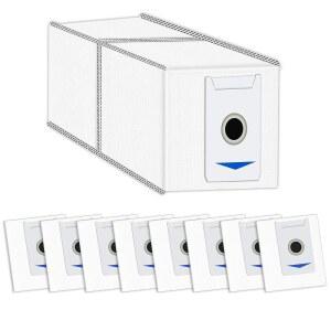 9개입 M12 PRO+ 교체용 먼지봉 ECOVACS호환 DEEBOT T30 OMNI / PRO YEEDI MAX 진공청소기와 호환 활성탄 필터 레이어 포함 먼지봉 액세서리 키트