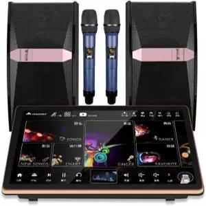 4TB HDD 19인치 MIC 패밀리 KTV 싱어 풀 노래방 머신 홈 올인원 세트