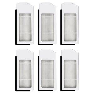 (6개 세트) N20 PLUS HEPA 필터 교체 부품 ECOVACS호환 DEEBOT / PRO X1 OMNI T10 TURBO 로봇 청소기 호환 액세서리 키트