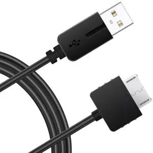 PS Vita 충전기 케이블 1000 액세서리 2인치 USB 데이터 및 전원 코드 3.3피트 연결