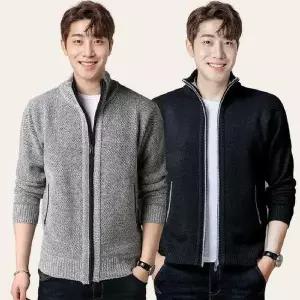 남성 간절기 기모 니트 지퍼 데일리 ON-CA-QWD2AED2