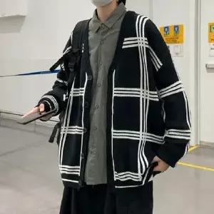 남성 루즈핏 가디건 블랙 데일리 자켓 DMG-CA-Q4310530