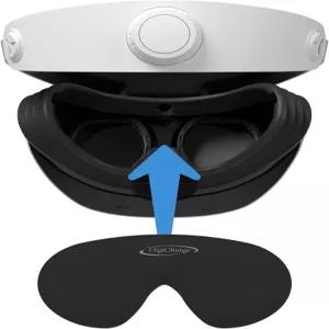 PS VR2용 디지차지 렌즈 보호 커버 2 안경 캡 PSVR2 프로텍터 방진 및 긁힘 방지 실드 14mm 두께 폼 아니라