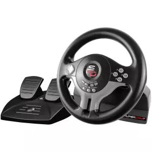 서브소닉 - 슈퍼드라이브 SV250 레이싱 휠 스위치 PS4 PC Xbox 시리즈 페달과 패들이 있는 스티어링 진동