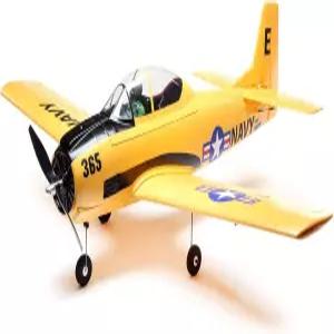 E-flite RC 비행기 T-28 트로이 1.1m BNF 기본 송신기 배터리 및 충전기가 AS3X Safe Select EFL08250에