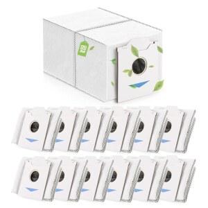 DEEBVACS DEEBOT N30 OMNI / PRO용 12개입 먼지봉 교체용 백OT PRO 옴니 로봇 청소기 가방 수리 부품 (3L 대용량)
