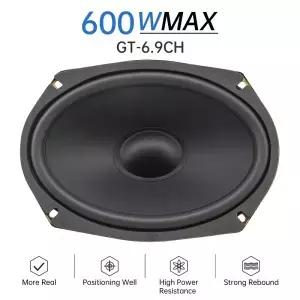 차량 문짝 서브우퍼 자동차 스피커 6x9 인치 600W 12V 자동 오디오 음악 스테레오 전체 범위 주파수