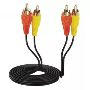 오디오 비디오 AV 케이블 RCA 어댑터 코드와 외부 TV 화면 모니터 연결 닌텐도 NES 시스템 빈티지 게임