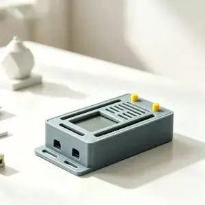 30핀 ESP32 WiFi 블루투스 개발 보드용 회색 플라스틱 케이스 키트 C타입 포트 3D 프린팅 보호 쉘(나사