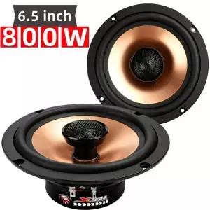 XPIAA 2pcs 6.5 인치 동축 스피커 800W 자동차 4 옴 서브우퍼 트럭 도어 고음질 오디오 액세서리