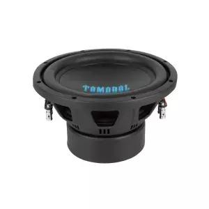 자동차 서브우퍼 고무 엣지 Rms 300W 듀얼 4 옴 베이스 스피커 더블 자석 10 인치