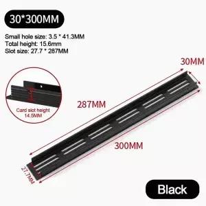 알루미늄 합금 캐비닛 커버 30mm 폭 직사각형 옷장 장식 통기성 메쉬 환기 그릴