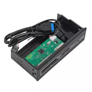 Sunicon PC 내부 카드 리더 USB 3.0 포트 M2 SD MS XD CF TF 대시보드 전면 패널 5.25인치 고속 인터페이스