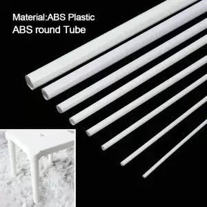 ABS 원형 튜브 플라스틱 중공 DIY 수제 샌드 테이블 재료 모델 직경 2mm 10 개