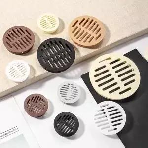 5Pcs 직경 35/50/60/80mm 플라스틱 캐비닛 에어 벤트 장식 커버 옷장 신발 메쉬 구멍 하드웨어 액세서리