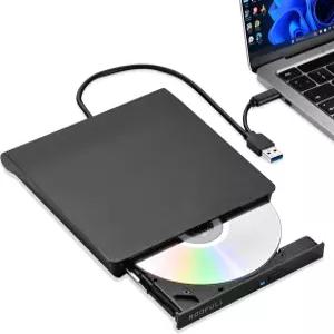 Windows 11/10/7 노트북 PC USB 3.0 및 CD DVD 리더기 RW 드라이브 버너 플레이어 OS 데스크탑 컴퓨터와