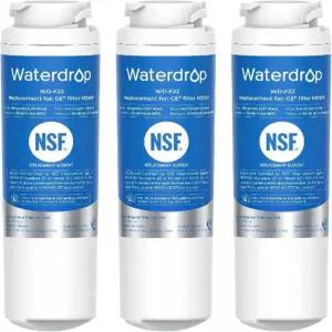 Waterdrop MSWF 냉장고 정수 필터  GE 교체품 101820A 101821B RWF1500A NSF 42 372 인증 3개