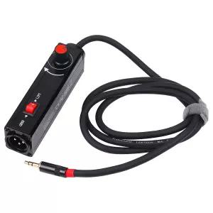 볼륨 컨트롤러와 접지 트 스위치 내장 코드 길이 3.3피트 탈착식 3.5mm Aux 골드 코팅 플러그(Pro 101A