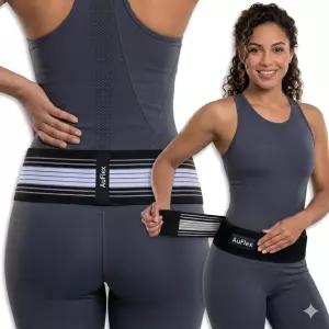 좌골 를 위한 AuFlex Sacroiliac SI 관절 벨트 - 허리 을 엉덩이 및 골반 지지 브레이스 여성 남성용 조절