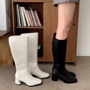 부츠 가을신상 여성구두 발목 미들부츠 겨울 부티 힐