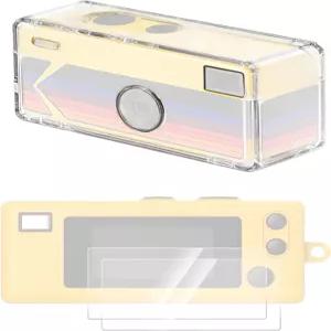 코닥 차메라 키체인 디지털 카메라 블라인드 박스용 푸카이수 PC 보호 케이스 2개의 스크린 프로텍터 미니