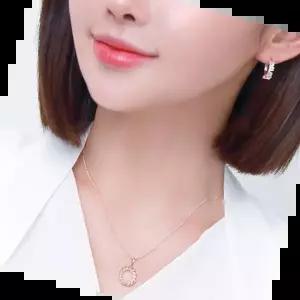 데일리주얼리 클레오 큐빅 금 목걸이 금침 귀걸이 주얼리 14K 세트